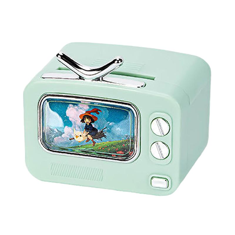 

Tv-Shaped Automatic Pop-Up Toothpick Dispenser Retro Toothpick Holder Portable Plastic Toothpick Container Tabletop Decor