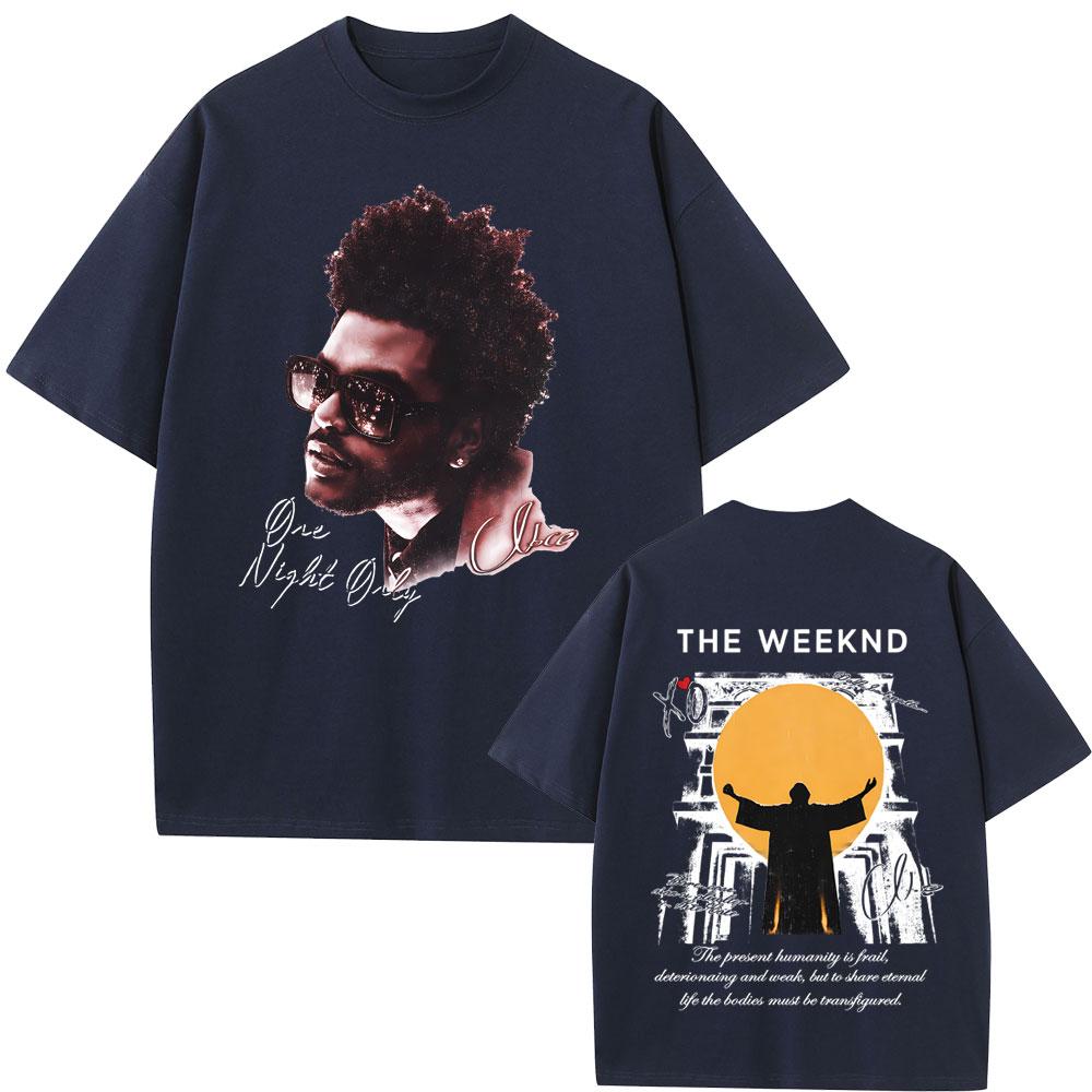 Rapper The Weeknd XO Tour 2026 T Shirt Unisex Women Hip Hop Fashion Pop Music Short Sleeve Tshirt Unisexs Casual Vintage Streetwear