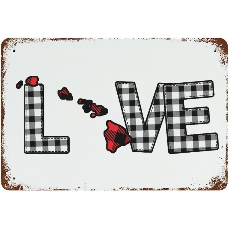 Peinture décorative métallique rétro pour la Saint-Valentin pour chambre à coucher de couples, salon, café, bar, restaurant