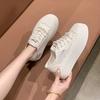 Putian Popular Lace Mesh White Shoes Women's Spring and Summer 2025 New Hollow Breathable Versatile Thick Baseplate Shoes