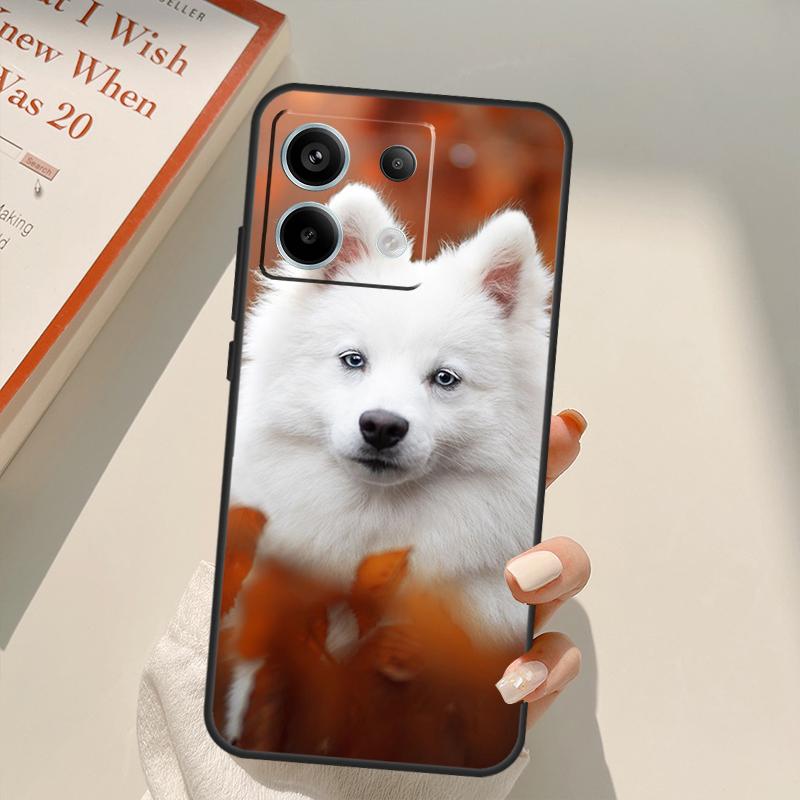 Japanese Spitz Dog Funda For Xiaomi Redmi Note 13 14 9 10 12 11 15 Pro Plus Case For Redmi 15 C 12C 13C 14C 10C