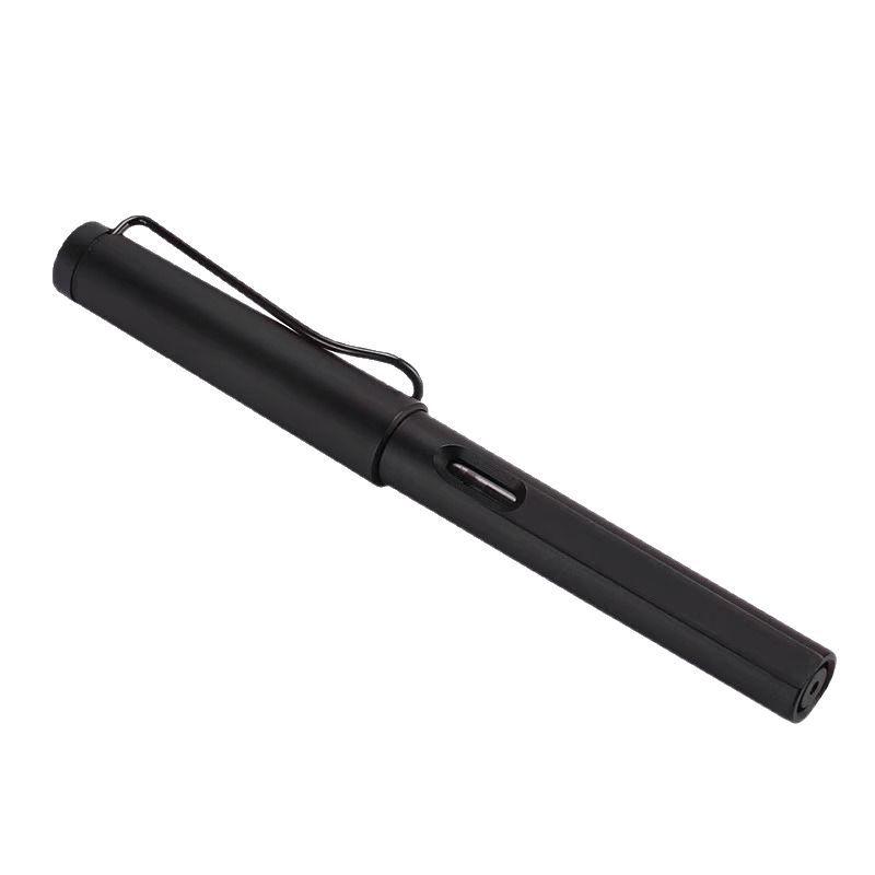 Curved Nib Fountain Pen for Students - Gold Style Calligraphy Pen with Replaceable Ink Cartridges