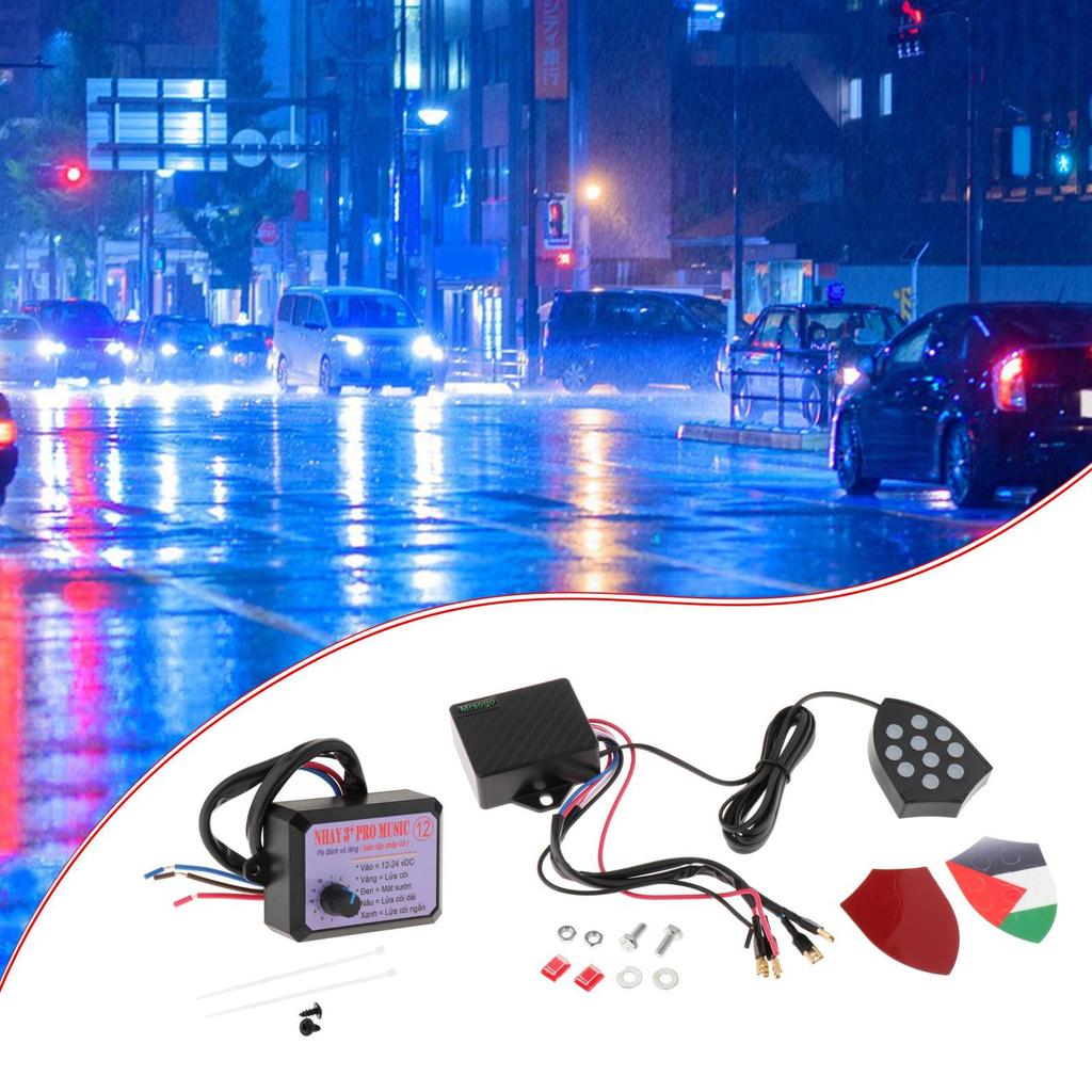 10 Sound Car Truck Air Horn Controller Speaker Sound Control Unit Replace Parts Boat 12v/24v 12 Sound Control Box Replacement