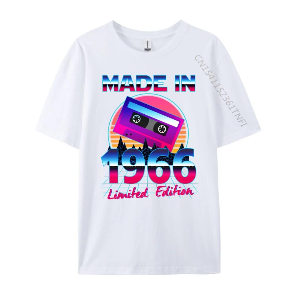 58 Years Old 1966 80s Cassette 58th Birthday Graphic T Shirts 100 Cotton Tshirt Luxury Clothing Breathable Printed TShirt