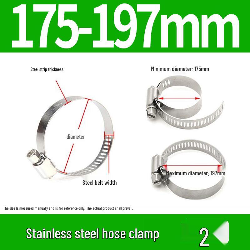 201 Edelstahl Schlauchschelle für Rohre