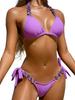 2025 Shiny Rhinestone Diamond Bikini Women Swimsuit Female Swimwear Two Pieces Bikini Set Halter Metal Chains Bathing Suit Swim