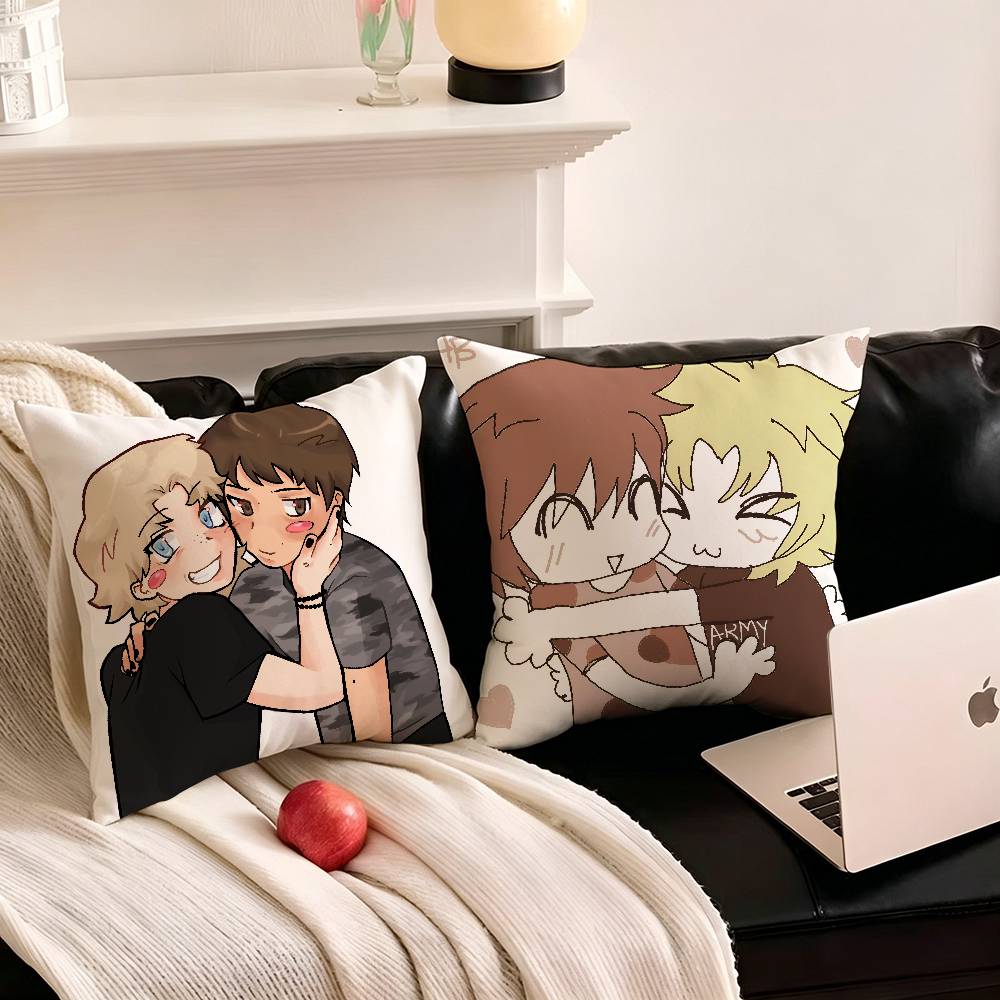 1pc Classic Movie Zero Day Fanart Pillow Case Fashion Square Pillowcase Bedroom Sofa Room Ins Decoration Leisure