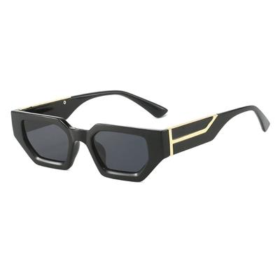 Vintage Fashion Irregular Square Sunglasses Women For Men Luxury Brand Designer Sun Glasses For Female Small Frame Eyewear Uv400
