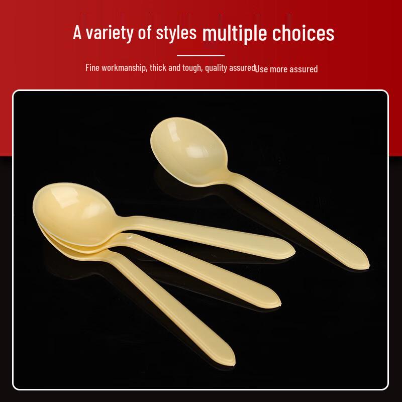 Sufeng Space Disposable Plastic Dessert Spoons