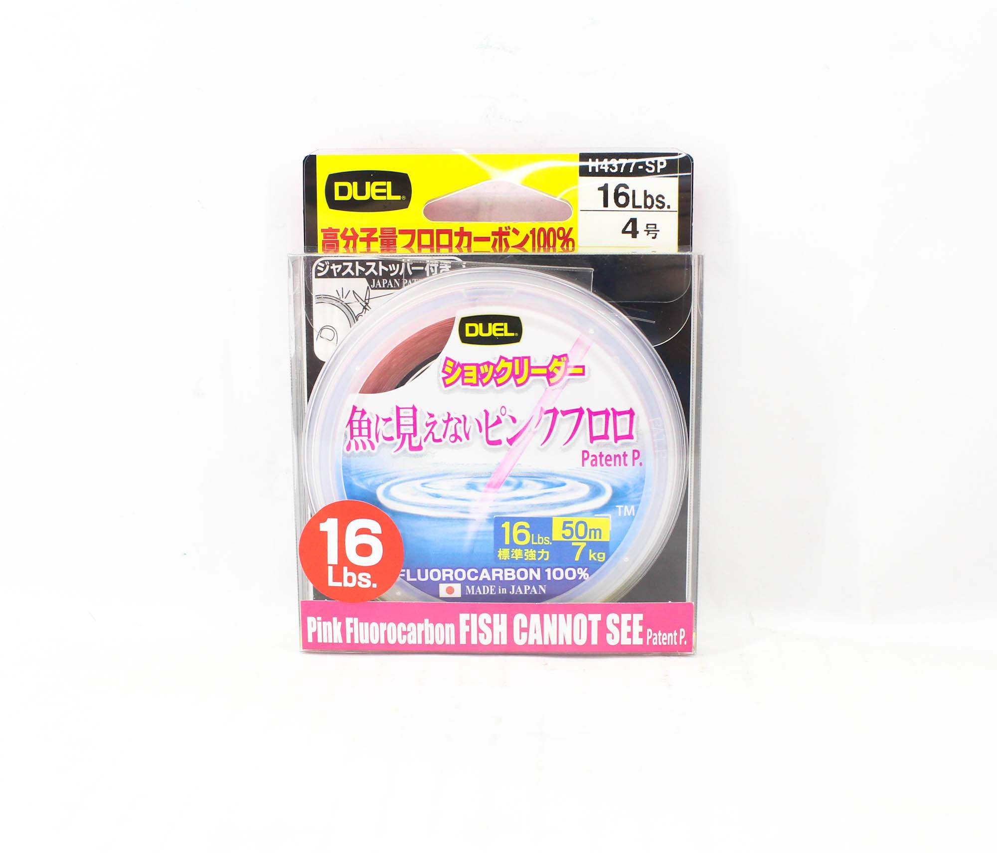 

Yo Zuri Duel Розовая рыба не видит флюорокарбон 50 м 16 фунтов H4377-SP (8293)