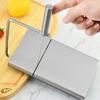 Cheese Cutter Board Stainless Steel Household Anti Corrosion Cheese Cutter with 6PCS Cutting Wire
