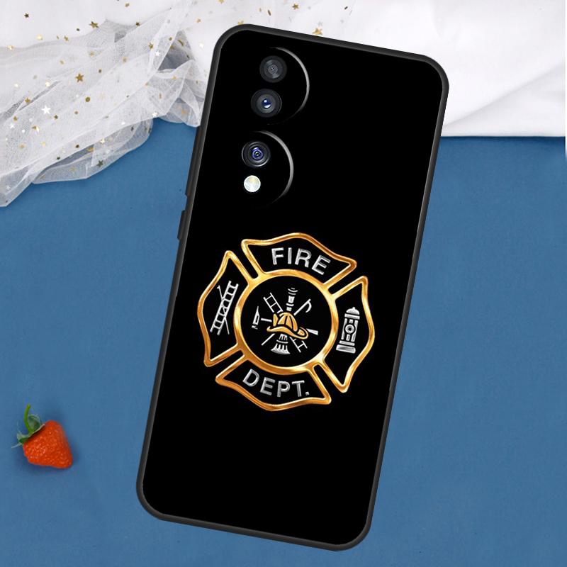 

Firefighter Fire Department Fireman Case For Honor Magic 8 7 5 6 Lite 400 200 Pro 50 70 90 X8c X8b X9a X9b X9c X9d Win RT Cover Honor X9a
