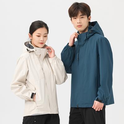 Herren und Damen Frühling und Herbst Outdoor Neue Sturmjacke Liebhaber Winddicht Wasserdicht Bergsteigerjacke