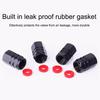 AHUN5 4Pcs Car Tire Valve Caps Metal Dustproof Wheel Stem Cover For Skoda Yeti Kamiq Kodiaq Karoq Octavia Fabia Rapid Vrs Mk3 Superb