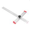 T Shaped Ruler Sliding Combination Square 90 45 Degree Angle Measuring Tool Woodworking Protractor