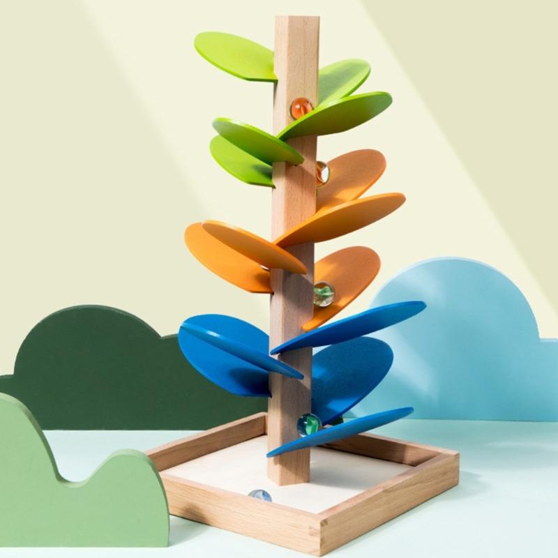 Multifunctional Wooden Ball Drop Toy Rainbow Music Tree For Kids Educational Activity For Boys And Girls