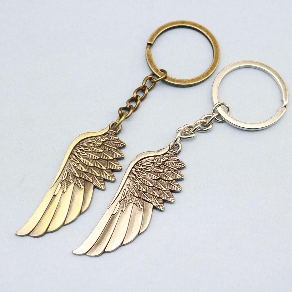 Simple Large Wings Pendant Keychain