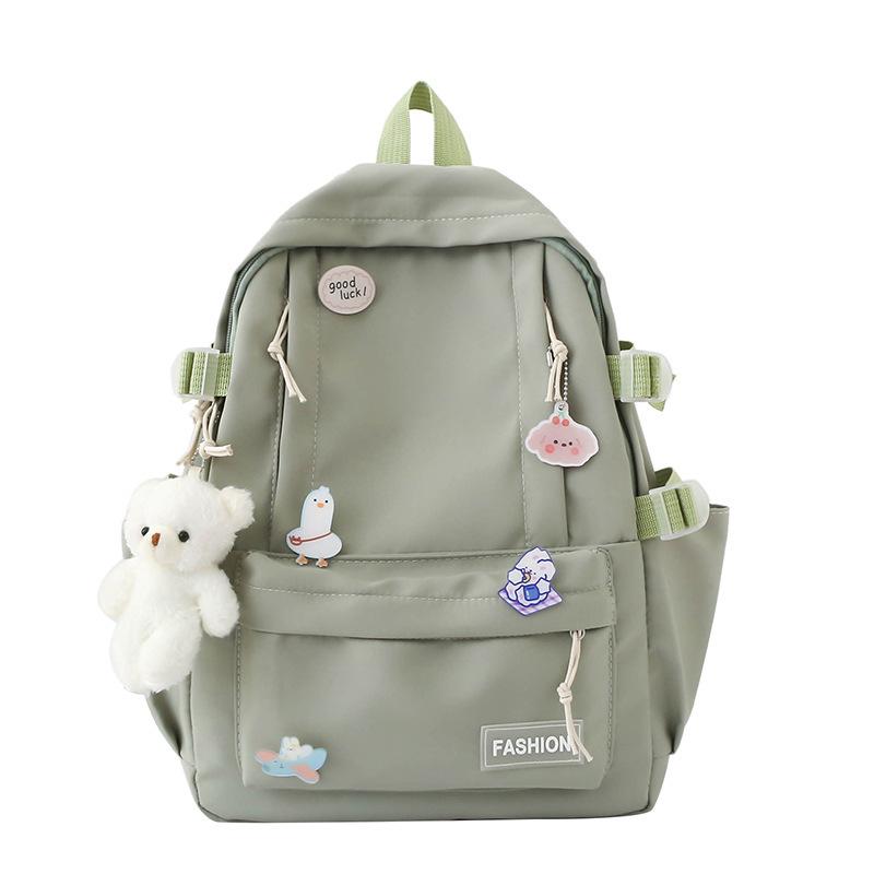 Fresh and Sweet Text Casual Fashion Backpack New Primary and Secondary School Schoolbag Large Capacity Wind Backpack