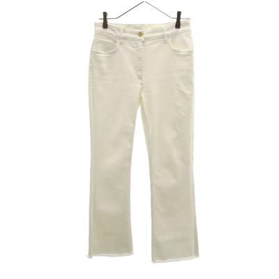 Made In Italy Pants W28 White Stretch Fringe Women Used