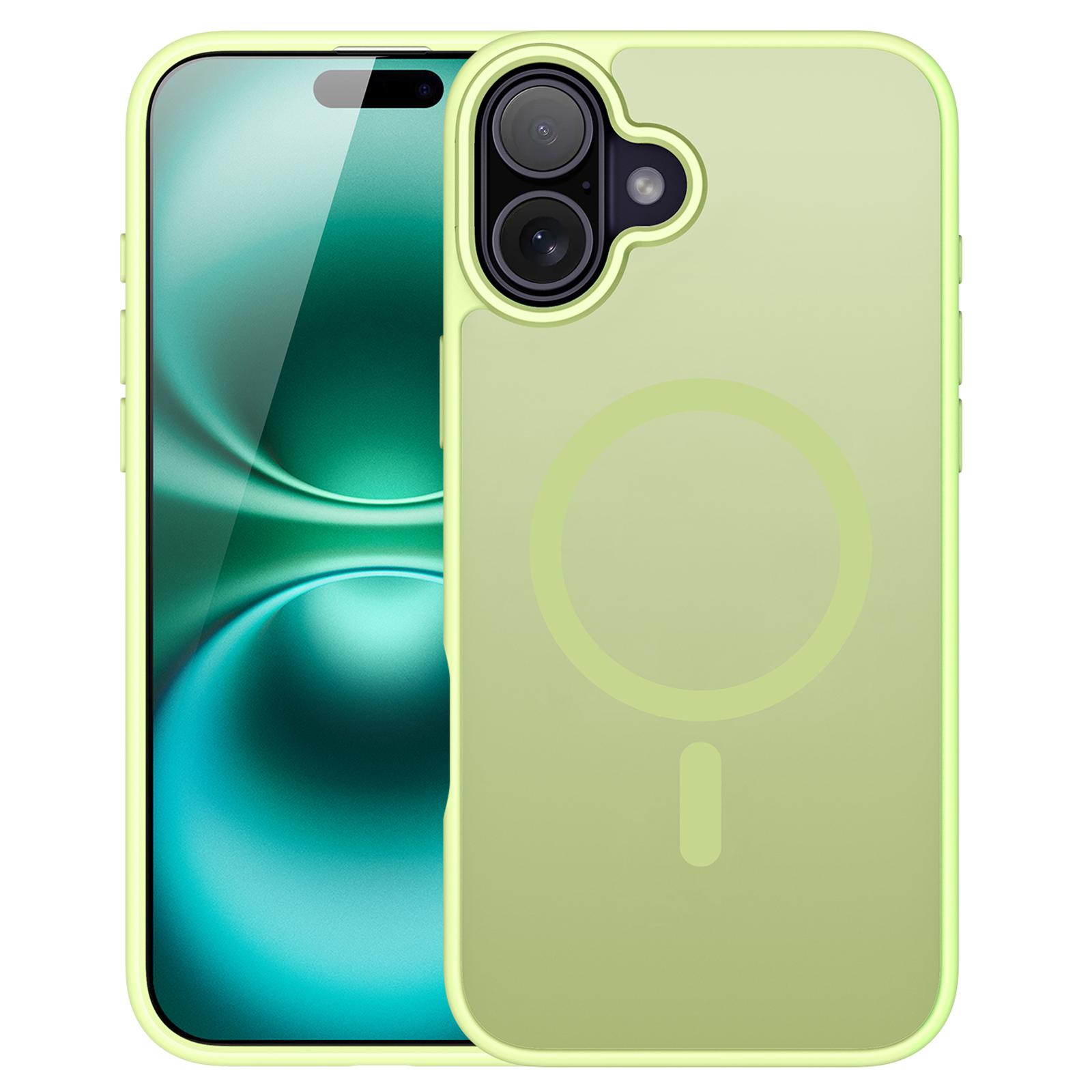 DUX DUCIS Yind Series For iPhone 16 Matte Case Compatible with MagSafe PC+TPU Phone Cover F