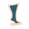 Creative Velvet Wooden Board Holder Storage Jewelry Hanging Stand  Desktop Use
