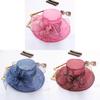 Womens Summer Sun Hat With Large Brim And Adjustable Fit For Beach And Casual Wear