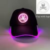 Wholesale Baseball Caps Night Glow Light Cap Boys Girls Fashion Headwear Costumes Accessory Caps Hats