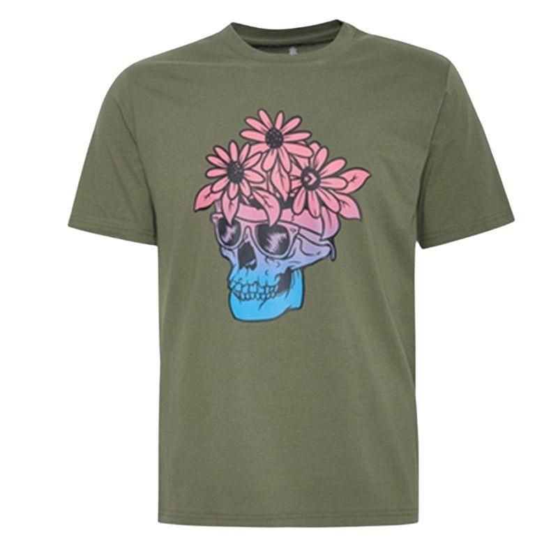Converse T Shirt Men s Grass Green 10017860-A02 L