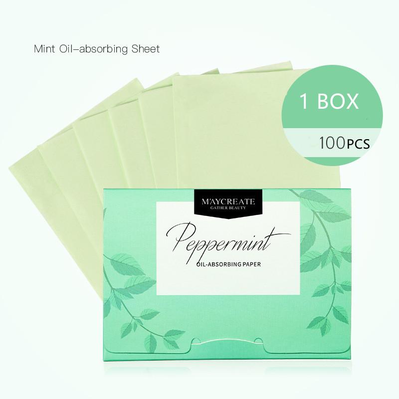 

100 шт./комплект Портативний папір для обличчя Oil Control Wipes Поглинаючий лист Oily Face Cleansing Matting Tisue 100pcs