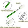 Pottery Tool Telescoping Sponge Stick Removing Excess Water From Tall & Narrow Ceramic Sculpting Molding Tool