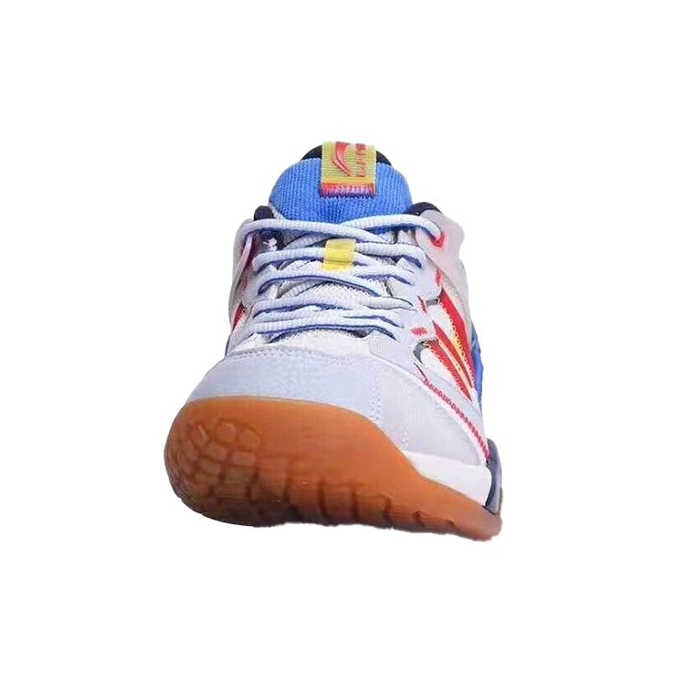 Li Ning Kedihao Ace Professional Low-Top Badminton Shoes Men Shoes White Blue AYAQ015-1