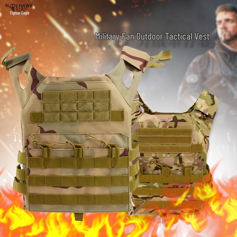 Best-selling JPC Outdoor Tactical Vest: Lightweight, Camouflage, Multifunctional for Field Combat & CS Battles.