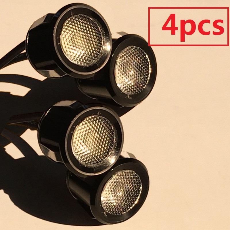Reversing Radar Design Car Eagle Eye LED Day Running Light Auto Under Side Rear View Mirror Puddle Light Car Door Welcome Lights