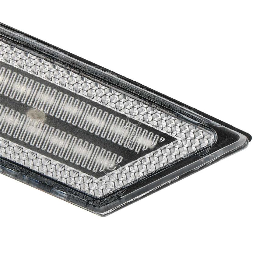 For 2010-2015 Chevy Camaro Signal Light Clear Led Side Marker Front Amber + Rear Red