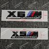 Silver Grey Black X1M X2M X3M X4M X5M X6M X7M X8M COMPETITION Emblems for BMW F97 F98 E70 F85 F95 E71 F86 F94 Car Badge Trunk