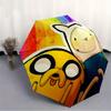 Adventure Time Friendship Automatic Open/Close Umbrella   Compact Travel Umbrella, 8 Rib Heavy Duty Construction, Ideal Gift, 105
