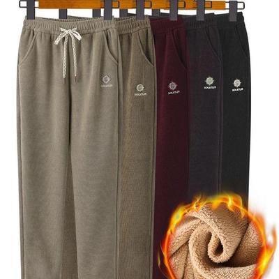 Women's Ultra-Thick Velvet-Lined Winter Casual Pants – Plus Size, Fashionable European Style