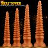 New Super Long Anal Plug Huge Large Anal Dildo Butt Plug Big Anal Dilator Silicone Soft Suction Cup Gay Sex Toys for Women Men S-Xl Climax Masturbator
