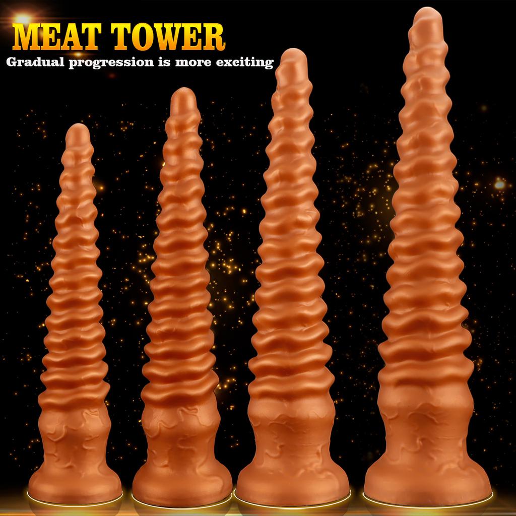 New Super Long Anal Plug Huge Large Anal Dildo Butt Plug Big Anal Dilator Silicone Soft Suction Cup Gay Sex Toys for Women Men S-Xl Climax Masturbator
