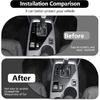 Carbon Fiber Style Fit -2025 Subaru Impreza ABS Gear Shift Panel Cover Trim