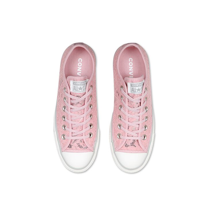 Converse Chuck Taylor II All Star Retro Trendy Comfortable Low Top Canvas Shoes Women Sneakers Peach-Pink 561353C