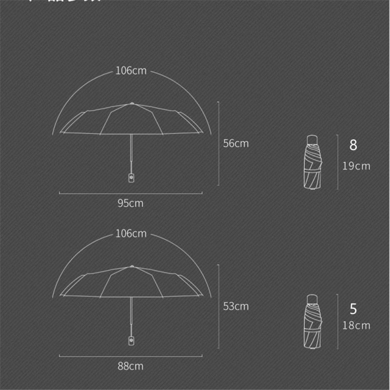 Winddichter Anti-Ultraviolett-Mini-Regenschirm, tragbarer regenfester Reiseschirm