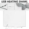 Electric Heating Blanket 5V Low Voltage USB Charging Quickly Heated Warm Shawl Winter Cape Pad