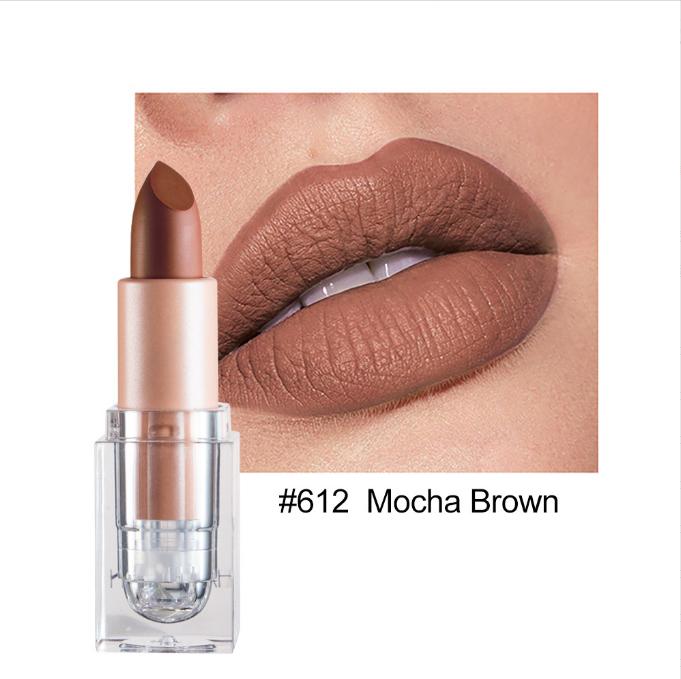

12 Colors Matte Lipstick, Moisturizing Lip Gloss, Easy To Color, Lip Glaze, Rotating Lipstick Women Makeup Cosmetic