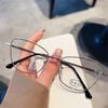Vision Care Myopia Glasses Frame Ultra-light Eyeglasses Personality Metal Frame Glasses  Women Men