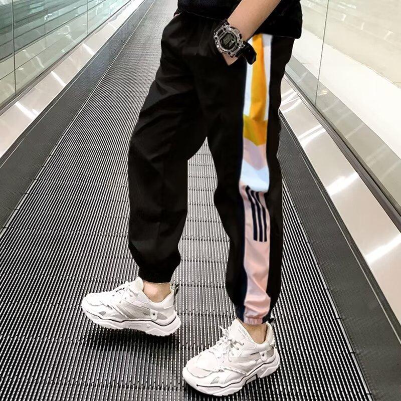 Boys' Ice Silk Summer Thin Anti-Mosquito Pants Children's Summer Long Pants Summer Sports Big Boys' Summer Quick-Dry Pants