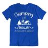Camping Outside Trip T-Shirt Tee Gift Cool Funny Outdoor Fresh Answer Vintage