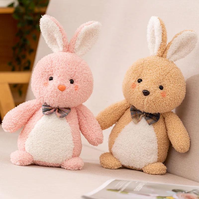 Rabbit Plush Toy Room Decor Cute Cartoon Bunny Doll Soft Animal Toy Rabbit Plush Toy Girl Gift Toy for Kids