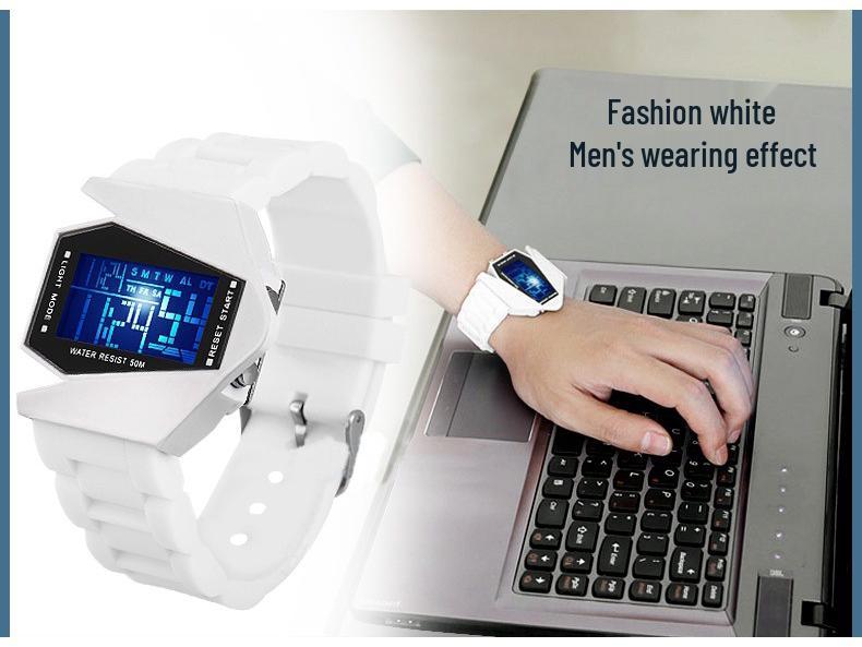 Wasserdichte LED-Multifunktions-Schüleruhr mit Wecker