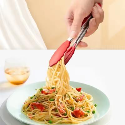7 Inch Stainless Steel Food Tongs BBQ Salad Bread Cooking Clip Clamp Serving Utensils Tongs Tools Grill Kitchen Accessories 2025